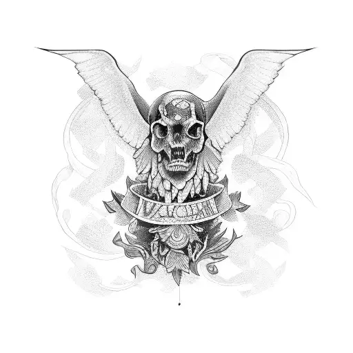 memorial tattoo design idea