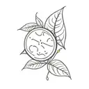 lemon tattoo design idea