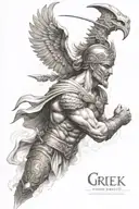 greek and spartan mythology tattoo tattoo design idea