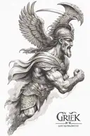 greek and spartan mythology tattoo tattoo design idea