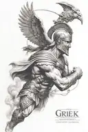 greek and spartan mythology tattoo tattoo design idea