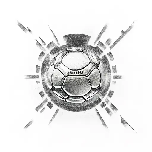 Messi futbol tattoo design idea
