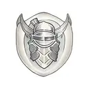 knight tattoo design idea