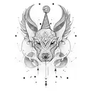 birthday tattoo design idea