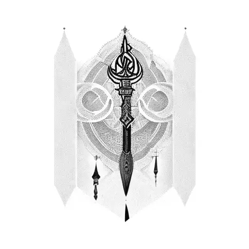 imam ali sword tattoo design idea