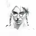 lara croft tomb raider tattoo design idea