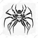 Spider tattoo design idea