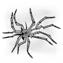 Spider tattoo design idea