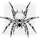 Spider tattoo design idea