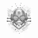 heartbeat with text grumpy tattoo design idea