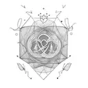 love friends unconditional  tattoo design idea