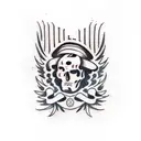 handball tattoo design idea