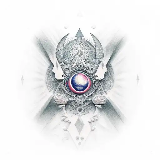 geminis, orientacion, paz, tranquilidad tattoo design idea