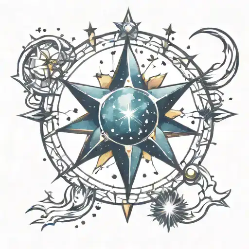 Orion constellation tattoo design idea