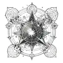 Orion constellation tattoo design idea