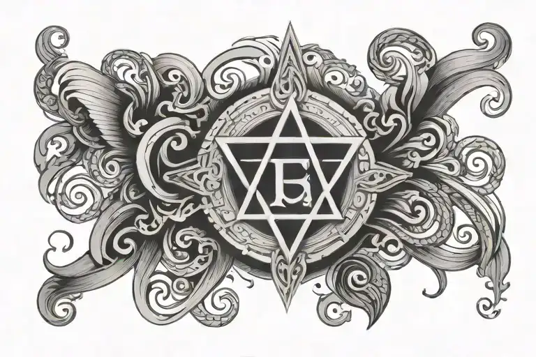 Yahweh Yireh tattoo design idea