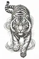 full back tiger tattoo backpiece   tattoo design idea
