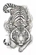 full back tiger tattoo backpiece   tattoo design idea