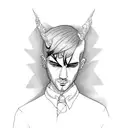 lil peep tattoo design idea