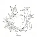 painter tattoo design idea