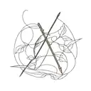 painter tattoo design idea