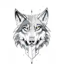 a forearm sleeve tattoo which has a warrior, a wolf, forest, phoenix and fire tattoo design idea