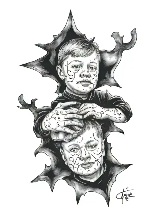 Caritas-Spes Lutsk: love what inspire, children with Down syndrome, autism, IDPs tattoo design idea