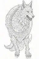 fenrir tattoo design idea