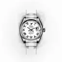 Rolex watch tattoo design idea