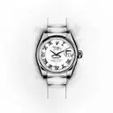 Rolex watch tattoo design idea