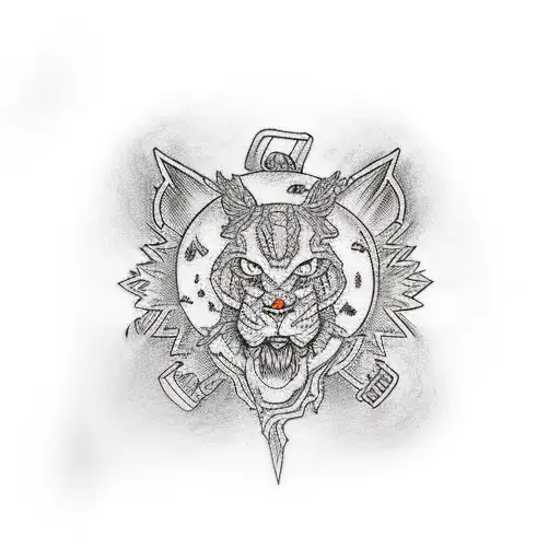 90s cartoon themed sleeve tattoo design idea