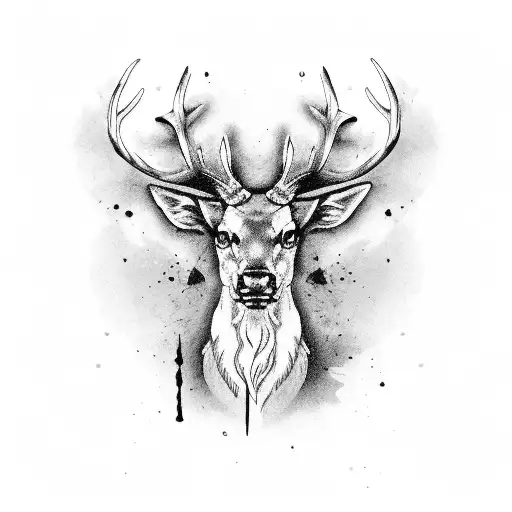 Stag head by Colbey Joyce at Black Hive Tattoo Jacksonville FL : r/tattoos