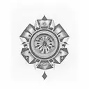 casino roulette cash  tattoo design idea