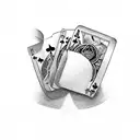 casino roulette cash  tattoo design idea