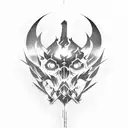 dishonored tattoo design idea