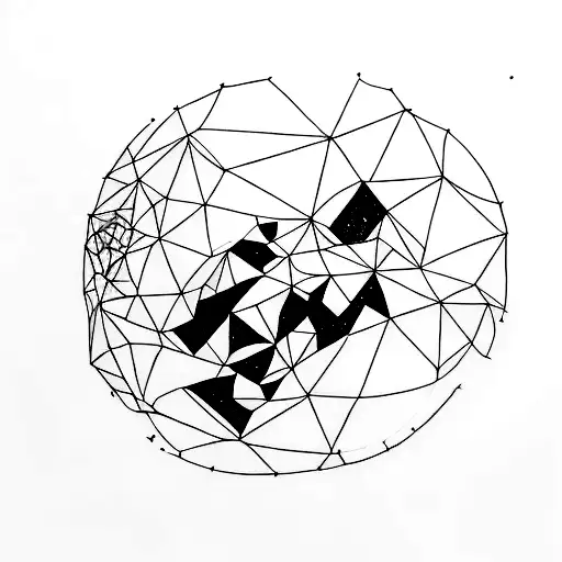 walking on the milky way tattoo design idea