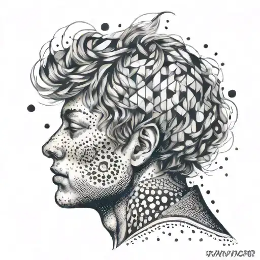 adhd person tattoo design idea