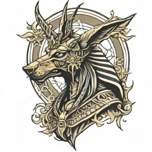 anubis god of death tattoo design tattoo design idea