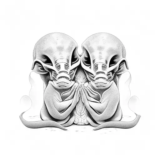 see no evil speak no evil hear no evil  tattoo design idea