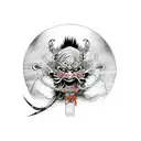 sekiro death kanji tattoo design idea