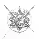 atlassian logo tattoo design idea