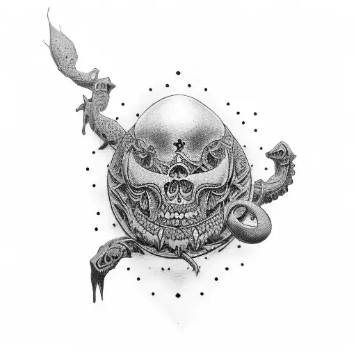 religion old school black  tattoo design idea