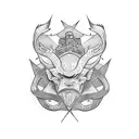 religion  old school  tattoo design idea