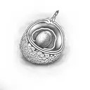 GPU inside avocado tattoo design idea