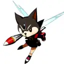 rocket raccon tattoo design idea