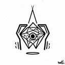 light side of the force tattoo design idea