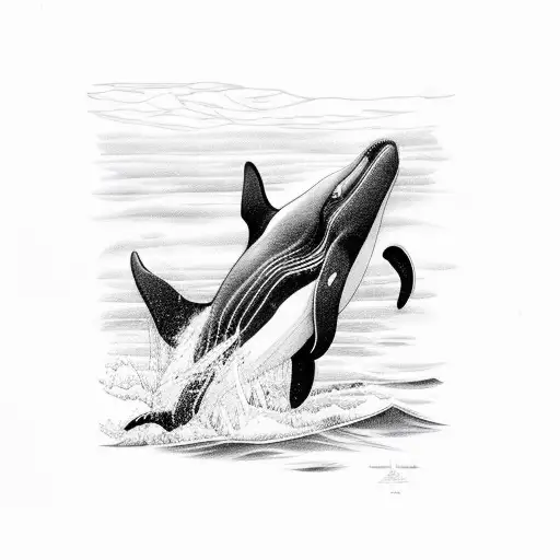 killer whale  tattoo design idea