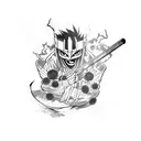 Anime bleach characters in traditional Japanese attire tattoo design idea