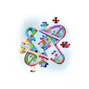 A puzzle piece forming a constellation of cousins tattoo design idea