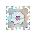 A puzzle piece forming a constellation of cousins tattoo design idea